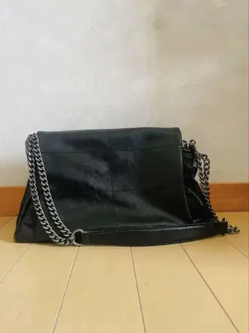 ZARA 체인 가죽 숄더백