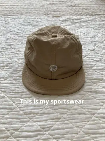 This is my sportswear 베이지 캡