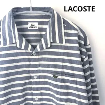 LACOSTE 긴팔 셔츠 보더 풀오버 라코스테