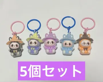 LABUBU 라브브 키링 5체 세트