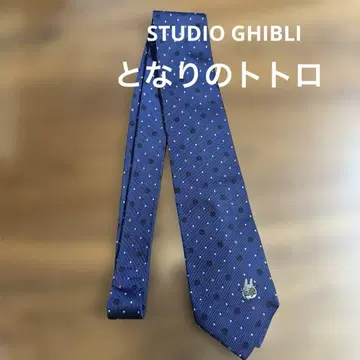 스튜디오 지브리 토토로 넥타이 네이비