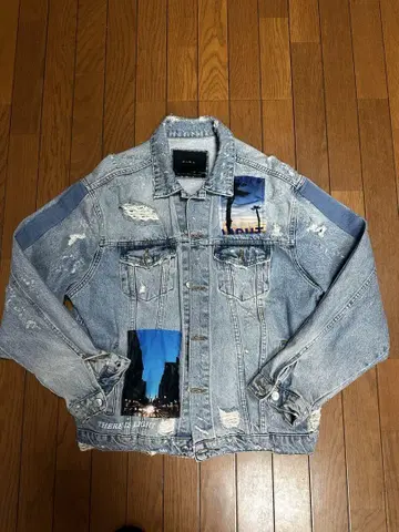 ZARA 데미지 데님 자켓