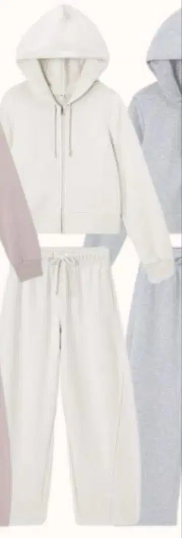 GU 배럴 레그 셋업 화이트 공항 코디