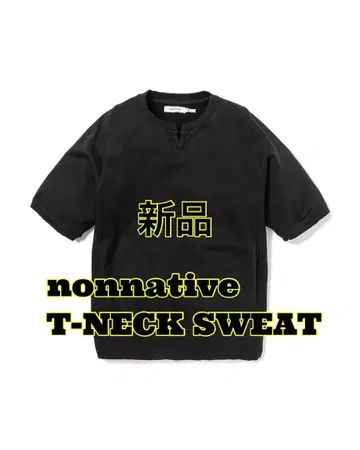 새상품 일본제 nonnative 맨투맨 반팔 T-NECK 논네이티브
