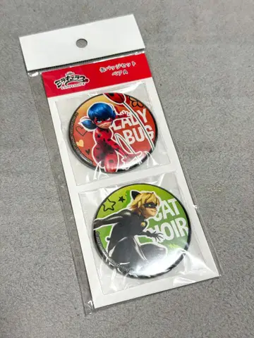 레이디버그 샤노와르 캔뱃지 2개 세트