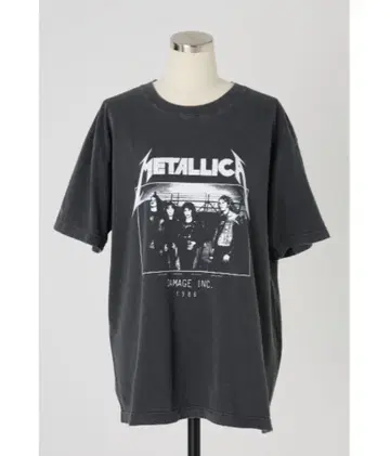 METALLICA 다크 그레이 T셔츠 goodrockspeed