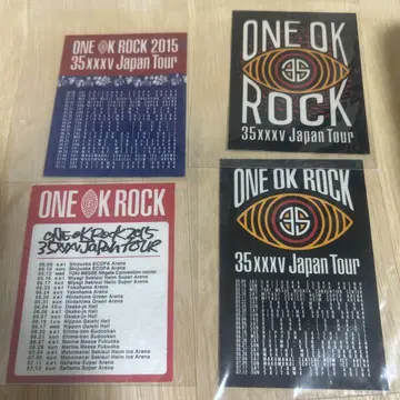 [ 미사용 ] ONE OK ROCK 스티커 세트 원옥 4