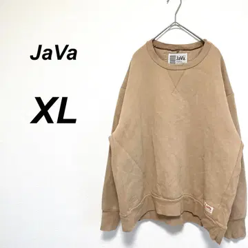 자바 긴팔 트레이닝복 XL 속기모 퀼팅 캐주얼 심플 빅