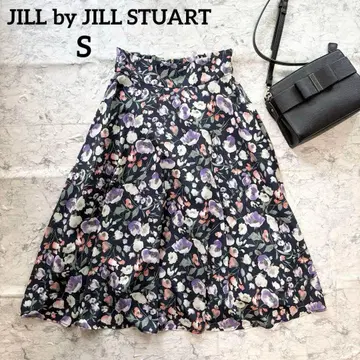 [ JILL by ] 질스튜어트 꽃무늬 수채화 플라워 플레어 스커트 S