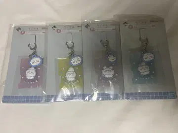 치이카와 (먼작귀) 제일복권 F상 러버 참 4개 세트