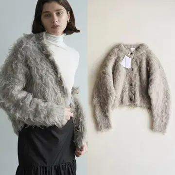 CLANE SHAGGY SHORT CARDIGAN 24AW