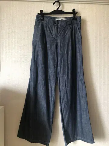 i BLUES CLUB 다크 블루 와이드 팬츠