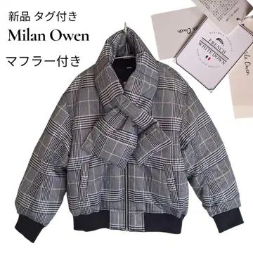 미개봉 택 포함 Mila Owen 미라 오웬 다운 MA-1 머플러 포함