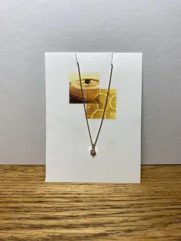 작은 다이아몬드 목걸이