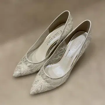 DIANA 다이애나 브라이덜 신발 레이스 튤 펌프스 24cm