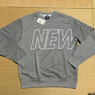 NEW ERA 크루넥 맨투맨 그레이 M