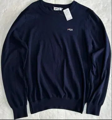 미사용 새상품 [ 랭크 S ] 휠라 니트 스웨터 (네이비 L 사이즈)