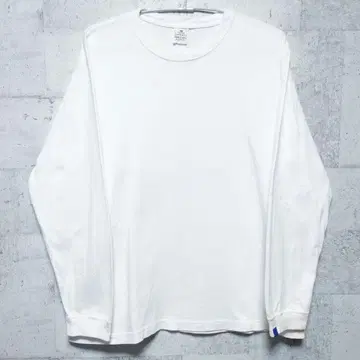 LOOPWHEELER 루프 휠러 긴팔 T셔츠 화이트 XL 일본제