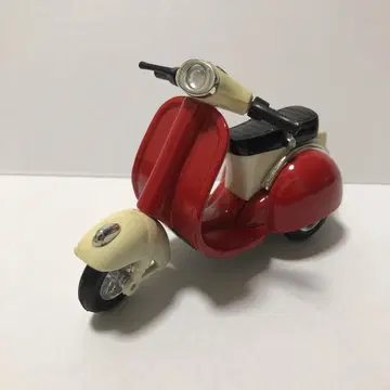미니어처 스쿠터 Vespa 베스파 다이캐스트 레드&크림색