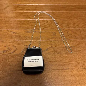 뷰티풀 피플 미니 클라스프 파우치 블랙