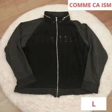 [ 익명 배송 ] COMME CA ISM 지퍼 후드티 블랙/그레이