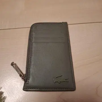 LACOSTE 올리브 그린 카드 케이스