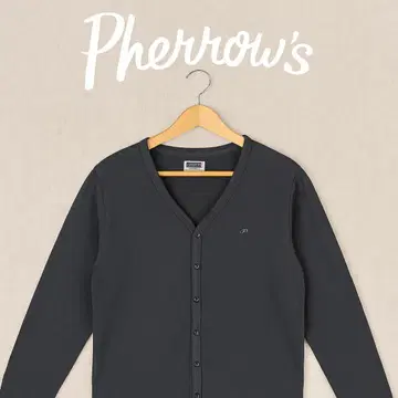 페로우즈 가디건 S 블랙 일본제 새상품급