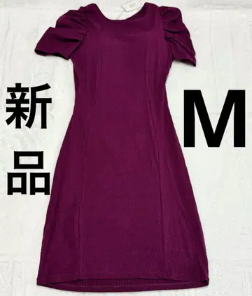 새상품 와인 레드 컬러 여성용 원피스 (사이즈 M)