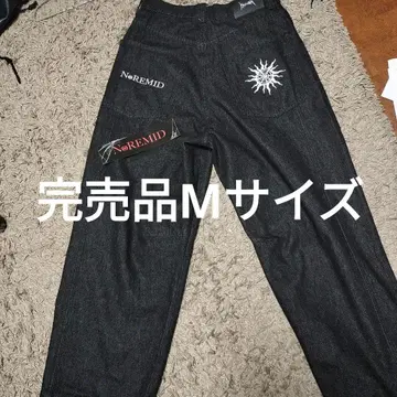 NOREMID 배기 데님 블랙 M 사이즈
