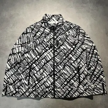 90s 00s chico's art pattern jacket y2k