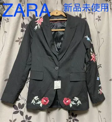 새상품 ZARA 자라 자수 테일러드 자켓 S사이즈