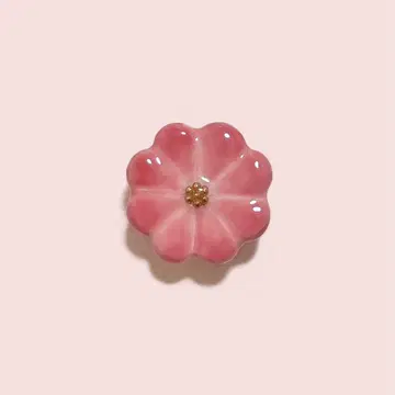 빨간색 국화 오비 고정 띠 브로치 가을 꽃 일본 의류 기모노 액세서리
