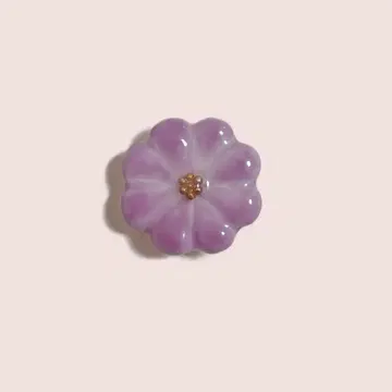 보라색 국화 오비 고정 띠 브로치 가을 일본 의류 기모노