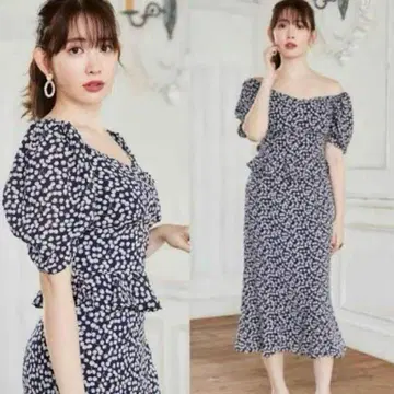 Herlipto 체리 패턴 투피스