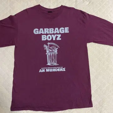 아무더즈 AH MURDERZ x GARBAGE BOYZ 롱T