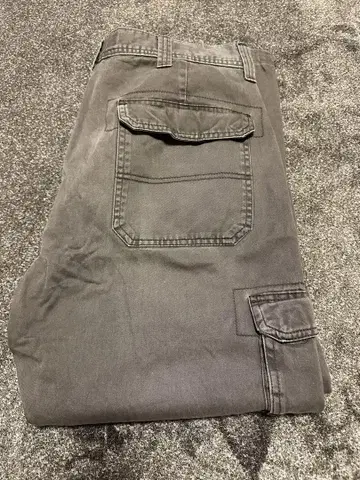 Wrangler 그레이 카고 팬츠 워크 팬츠