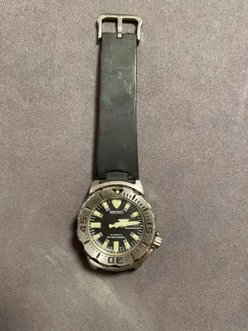 SEIKO 다이버 블랙 다이버 가동품 AT [ 초레어 ]