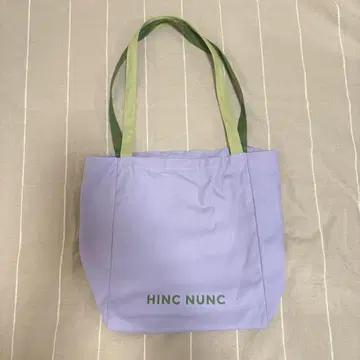 HINC NUNC 라벤더 토트백