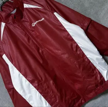 TaylorMade 테일러메이드 하프 지퍼 나일론 자켓 로고