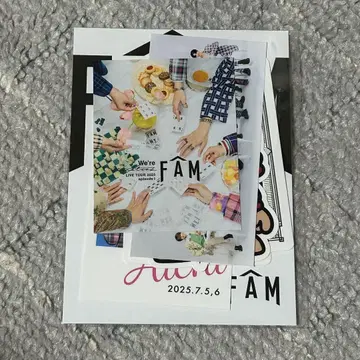 timelesz FAM 아이치 회장 한정판 스티커 세트