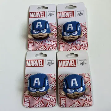 미사용품 marvel 마블 캡틴 아메리카 페이스 배지
