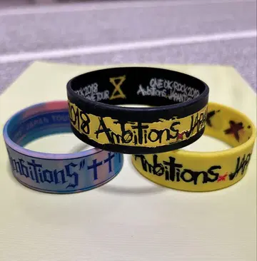 ONE OK ROCK Ambitions 러버 밴드 3개 세트