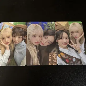 IVE 리즈 SCOUT 서울콘 3장 케미 유닛 랜트 트레이딩 카드
