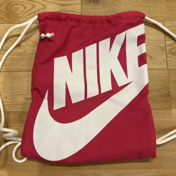 NIKE 핑크 드로우 스트링 백