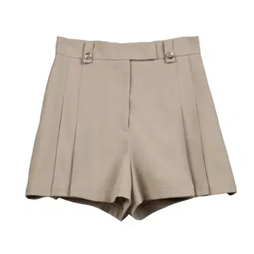 Herlipto Front Tuck Twill Shorts beige S