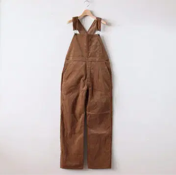 LENO&CO 리노 코듀로이 오버롤 살로펫 브라운