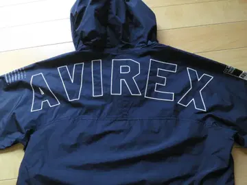 AVIREX 아노락 BIG LOGO VARSITY ANORAK 사이즈 L