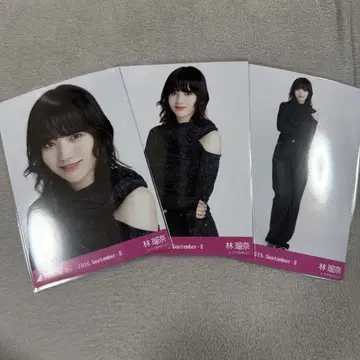 노기자카46 어깨 트임 상의 하야시 루나 3종 컴프