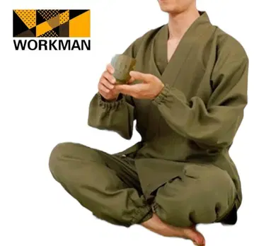 WORKMAN 작업복 세트 카키 새상품