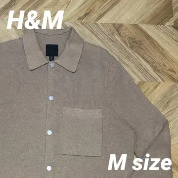 [컨디션 최상] H&M 가디건 셔츠 베이지 M 사이즈